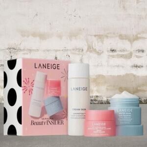 LANEIGE Skincare Set - Pink, White, Blue